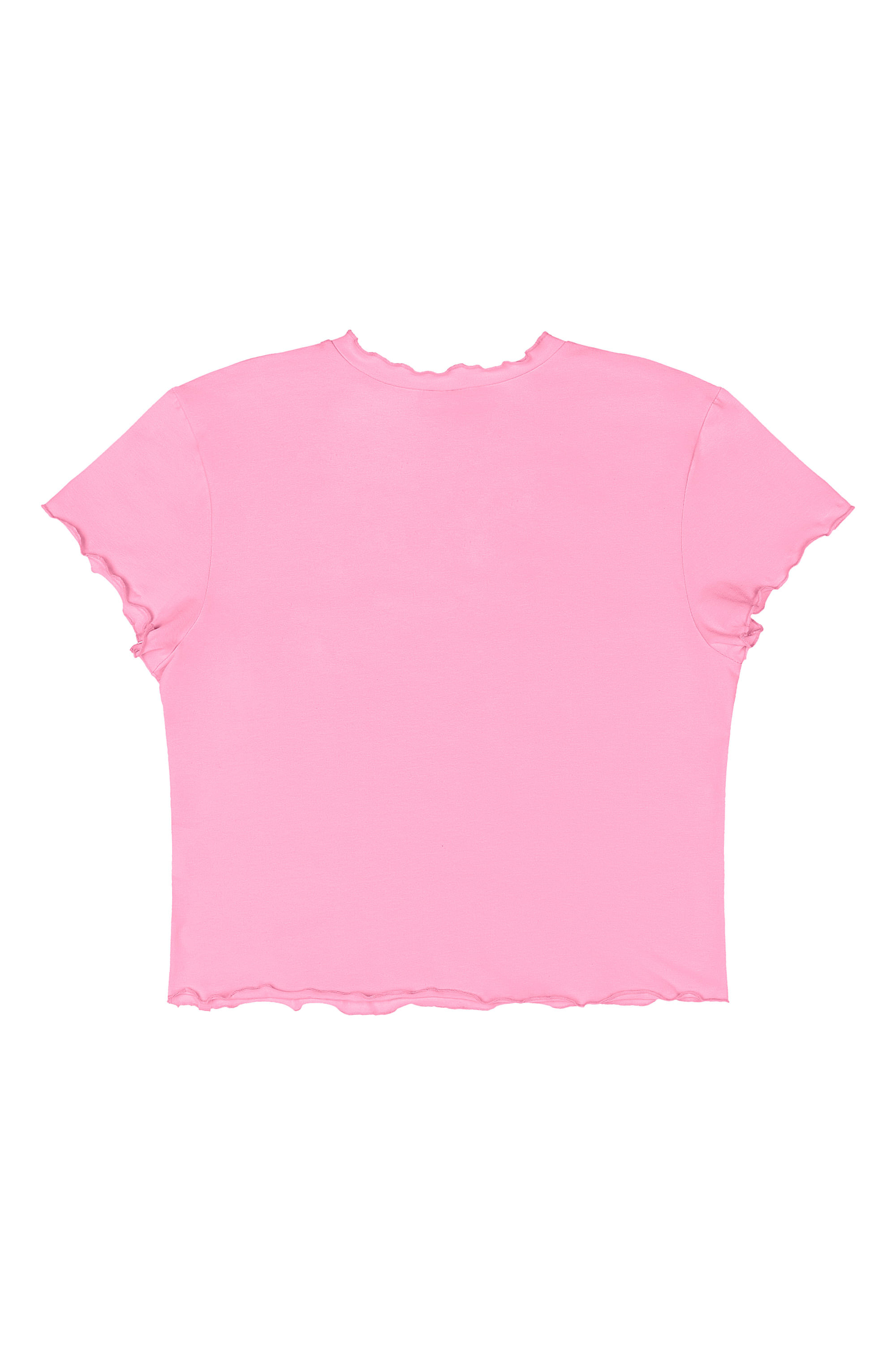 Blusa Básica Juvenil em Cotton para Menina (Rosa) Gloss - Imagem 2